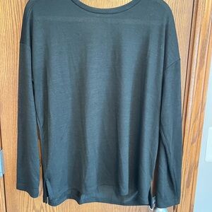 Banana Republic Lux Black Long Sleeve Shirt